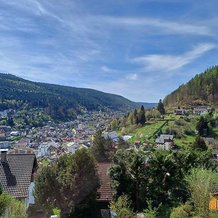 Ferienwohnung Panoramablick Bad Wildbad Exterior foto