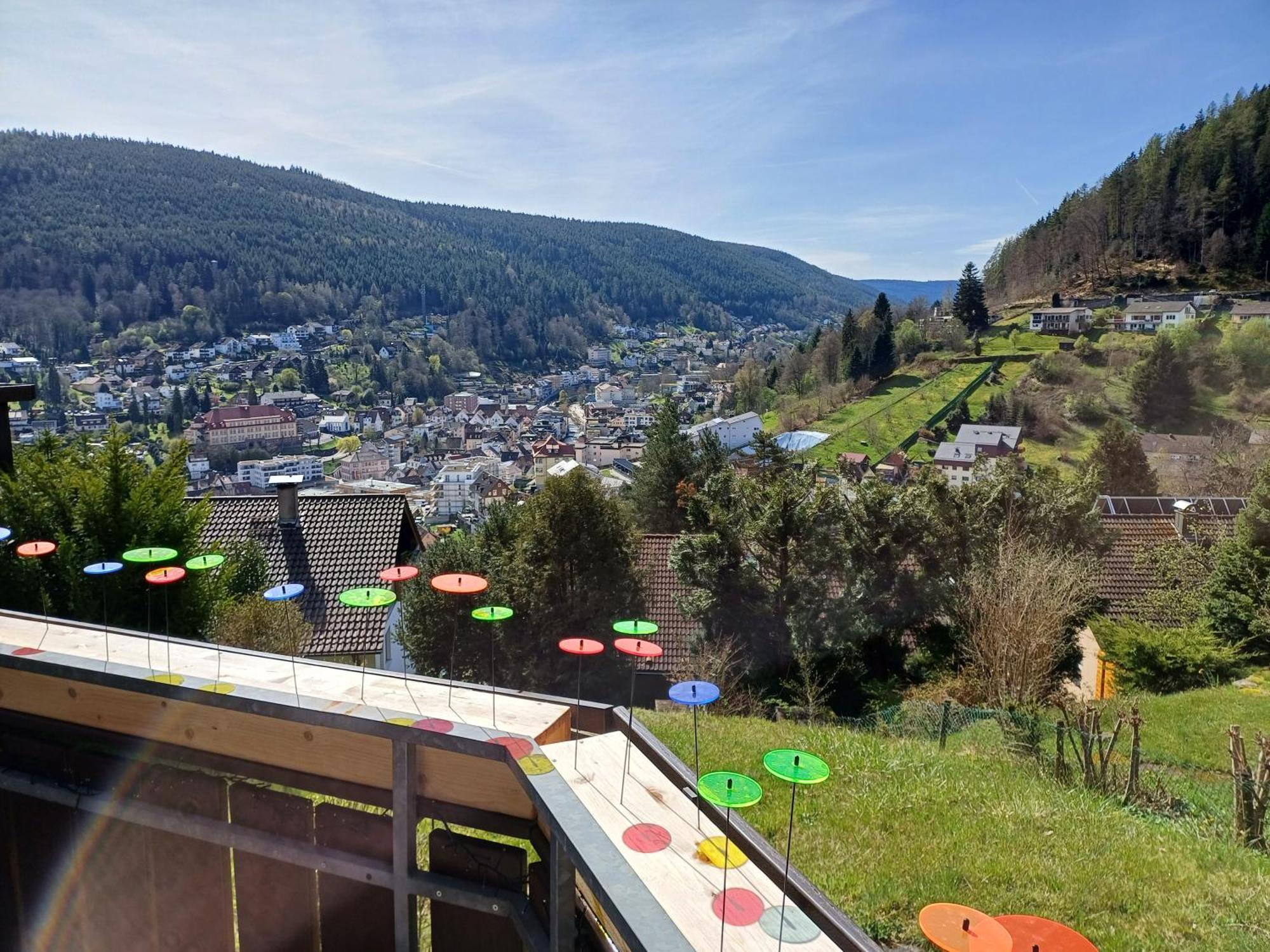 Ferienwohnung Panoramablick Bad Wildbad Exterior foto