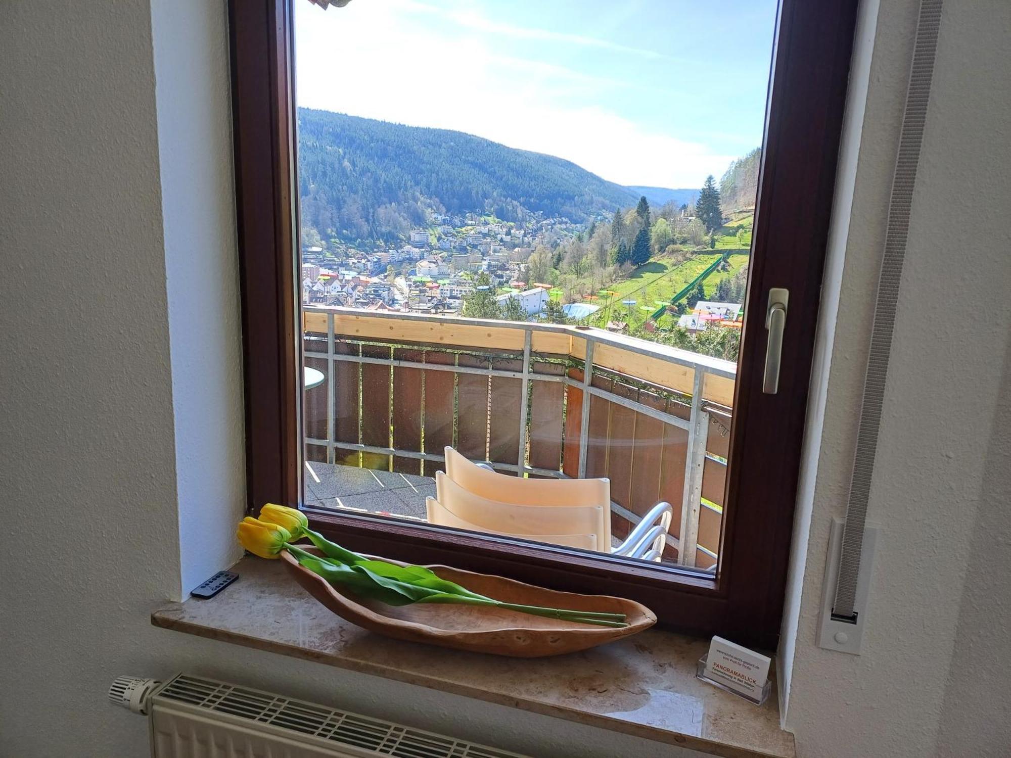 Ferienwohnung Panoramablick Bad Wildbad Exterior foto