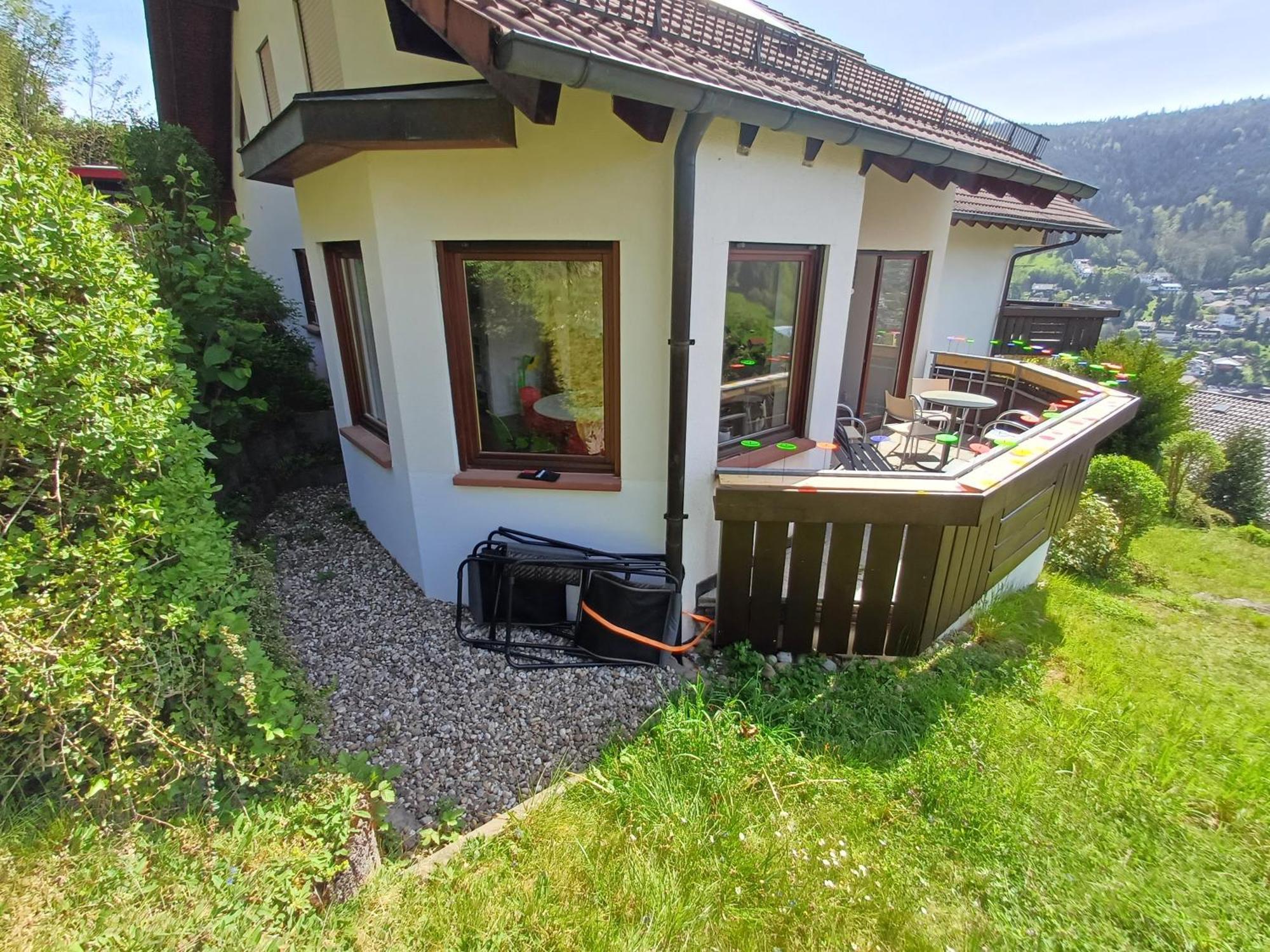 Ferienwohnung Panoramablick Bad Wildbad Exterior foto