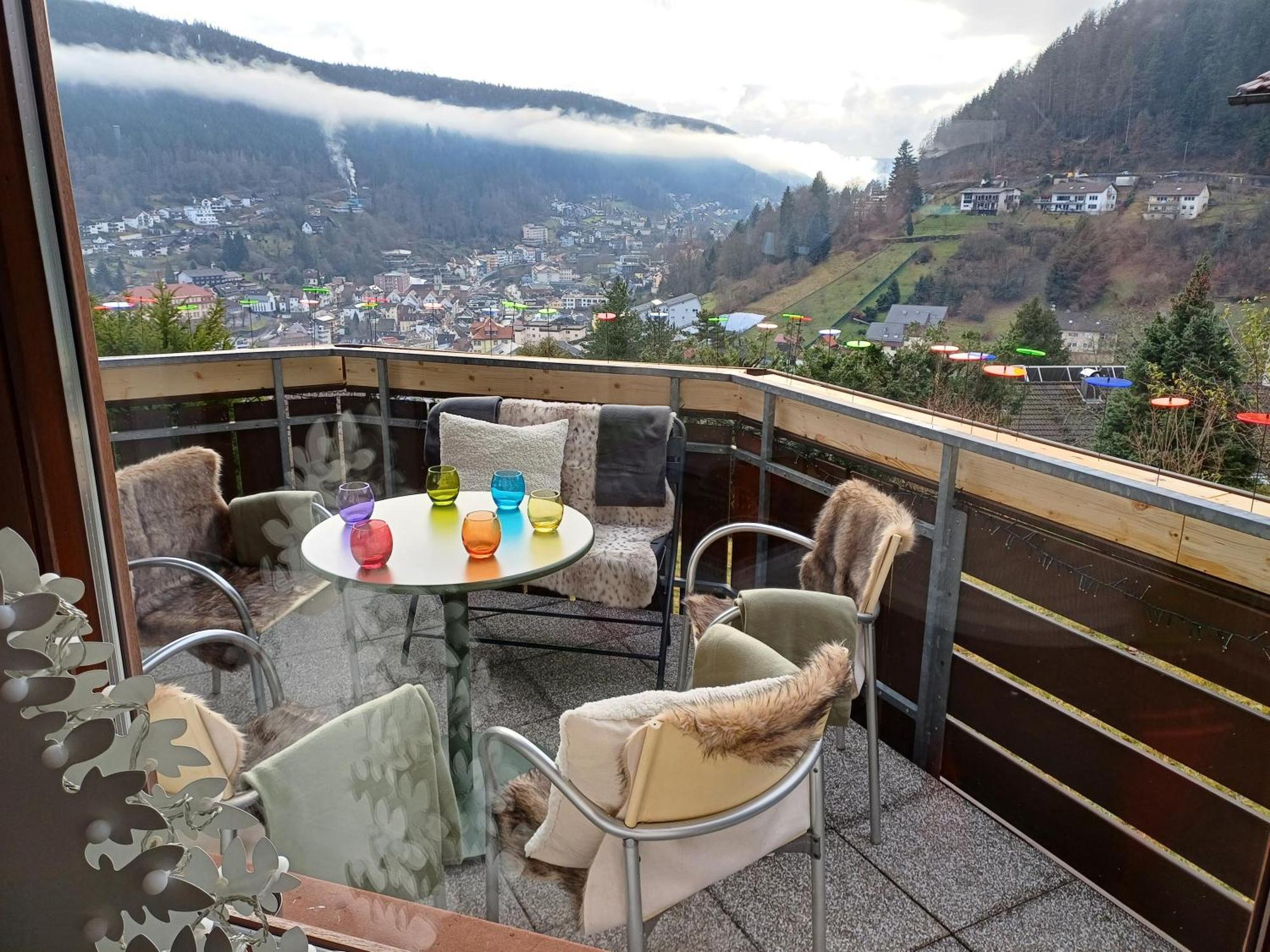 Ferienwohnung Panoramablick Bad Wildbad Exterior foto