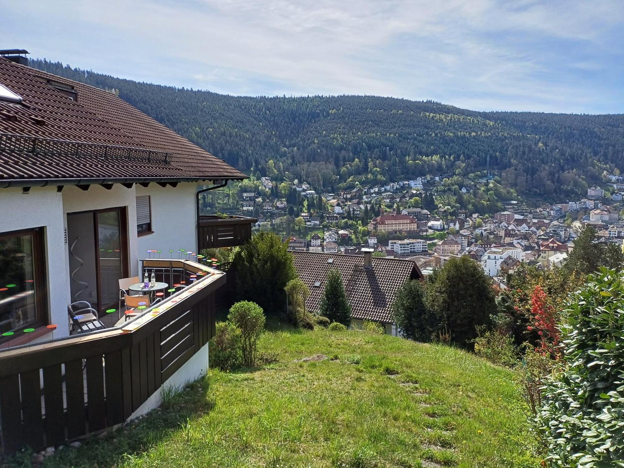Ferienwohnung Panoramablick Bad Wildbad Exterior foto