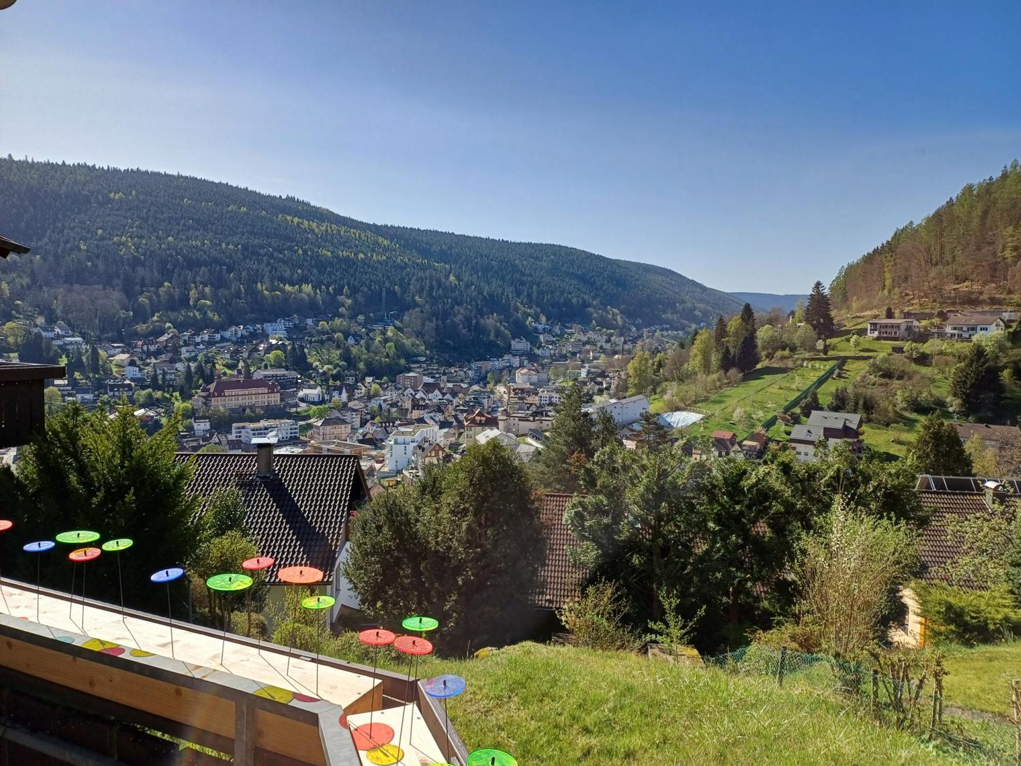 Ferienwohnung Panoramablick Bad Wildbad Exterior foto