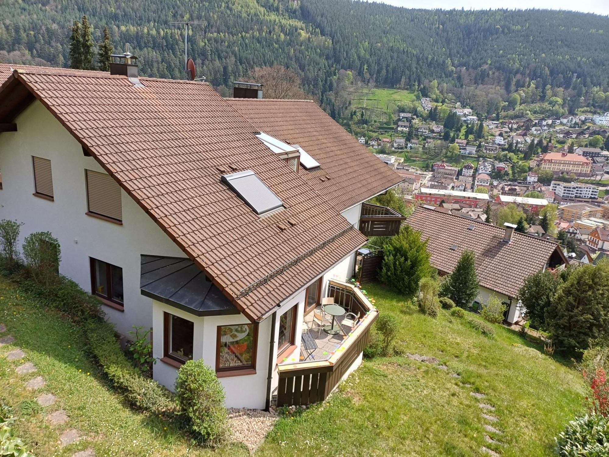 Ferienwohnung Panoramablick Bad Wildbad Exterior foto